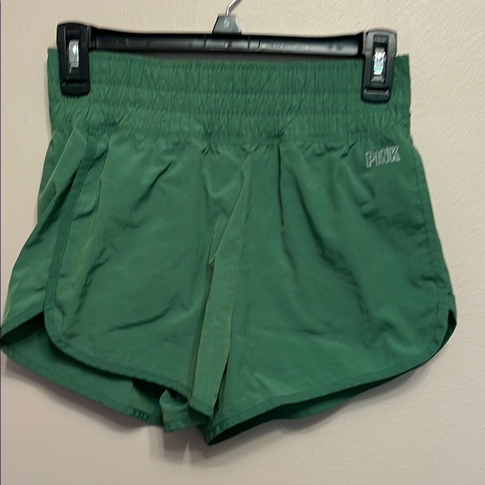 PINK Victoria's Secret Green Athletic Shorts